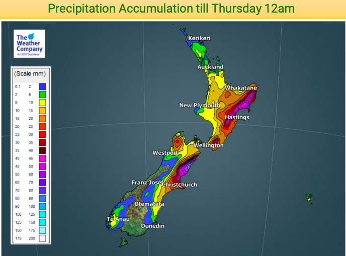 How much rain has fallen in the past 7 days? What’s coming in the next